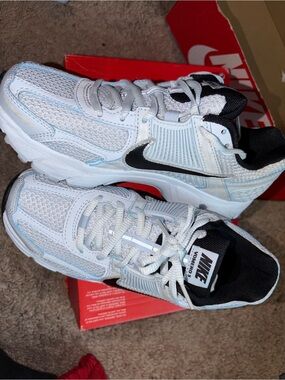 Nike Mesh Sneakers with Black Swoosh